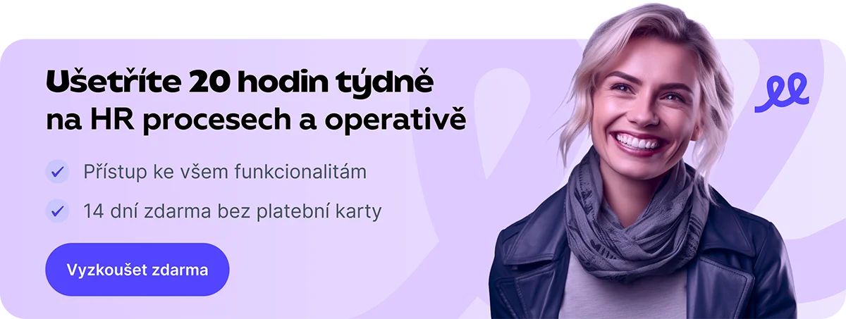 Ušetříte 20 hodin týdně na HR procesech a operativě.